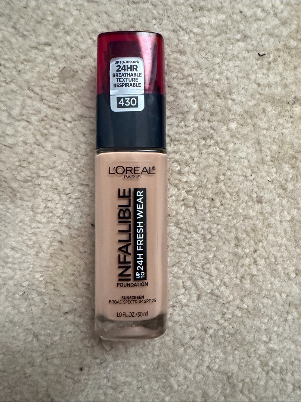 L'Oreal Infallible Fresh Wear Foundation - Beige Shade 430 NEVER USED